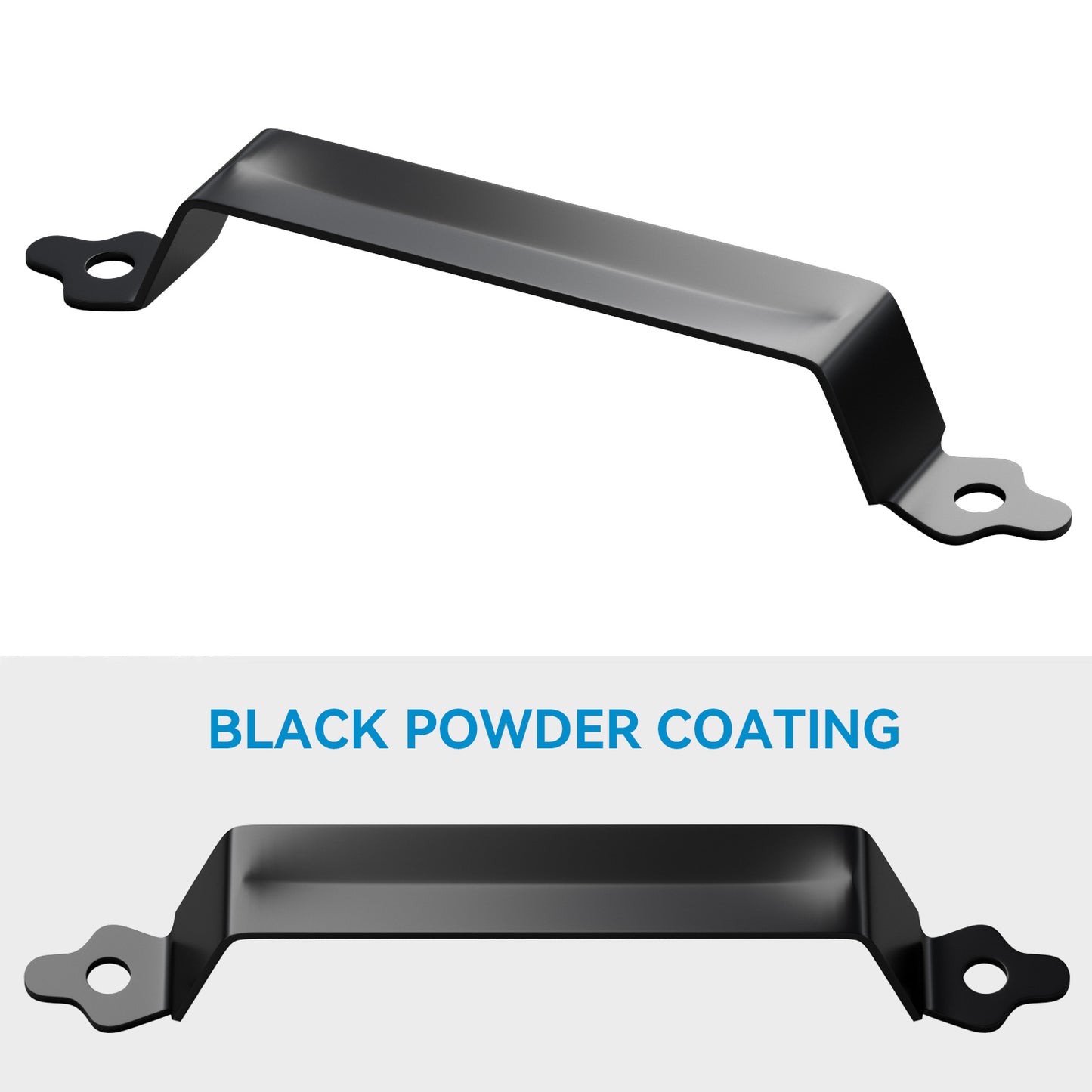 175mm Wood Fence Black Handle