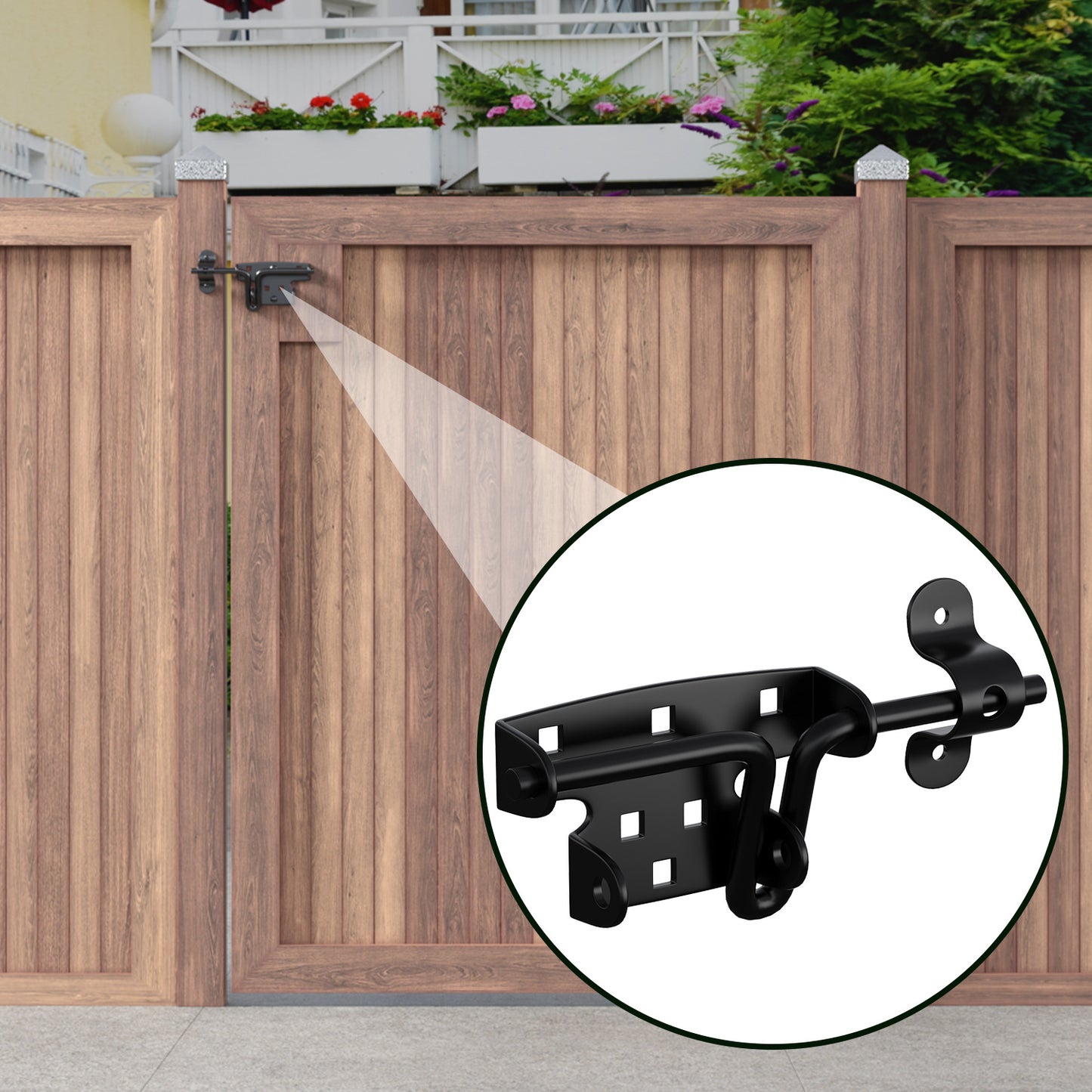 Wood Fence Latch