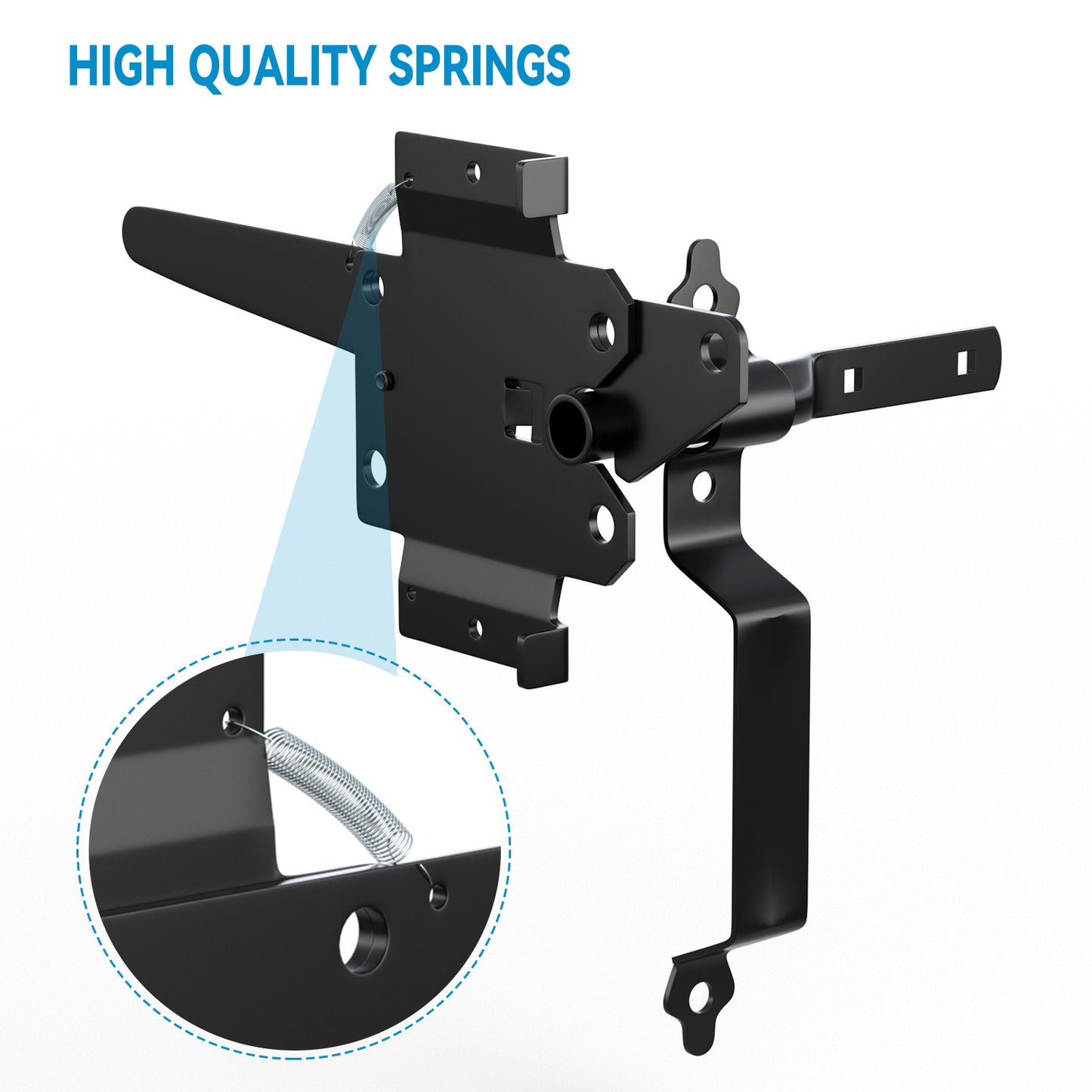 Preorder BLACK HINGE AND LATCH KIT With Drop Rod