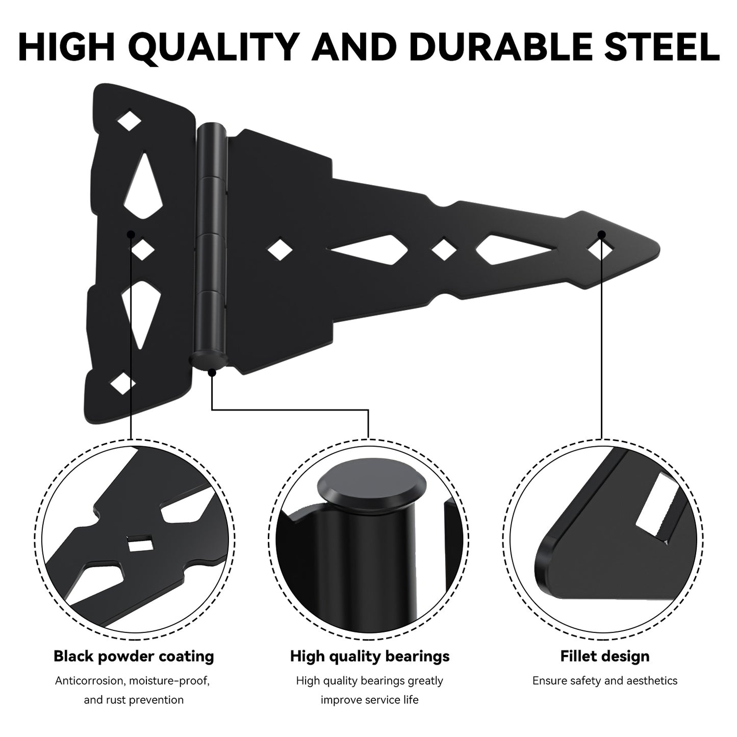 Preorder BLACK FENCE HARDWARE KIT 3