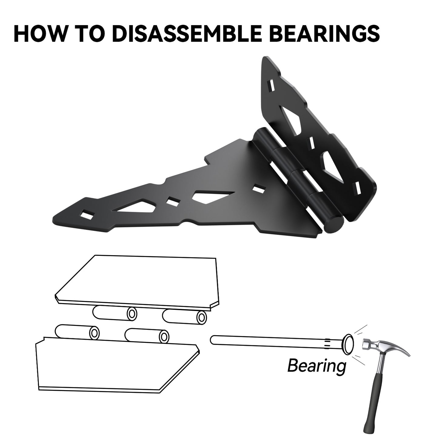 Preorder BLACK FENCE HARDWARE KIT 3