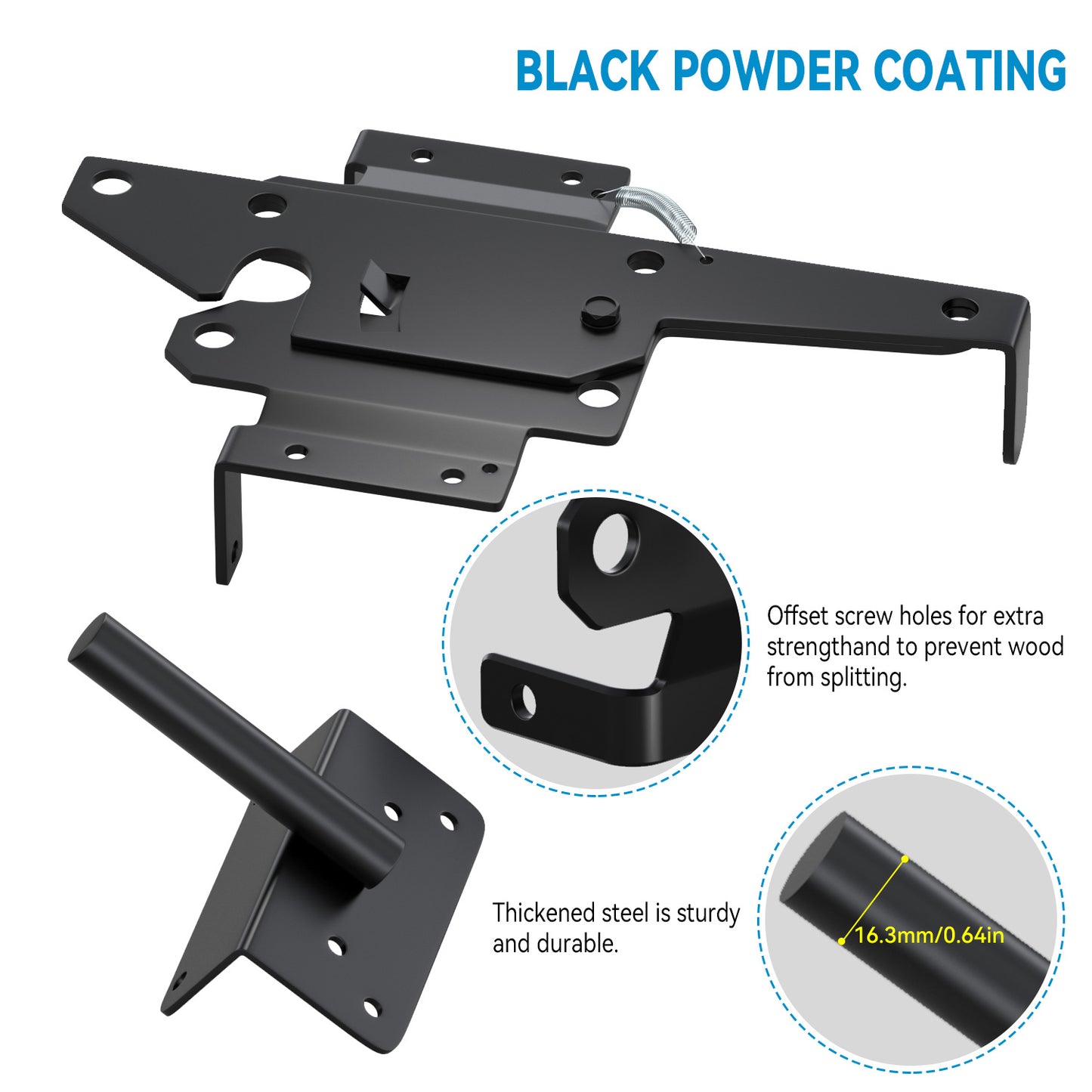 Preorder BLACK HINGE AND LATCH KIT