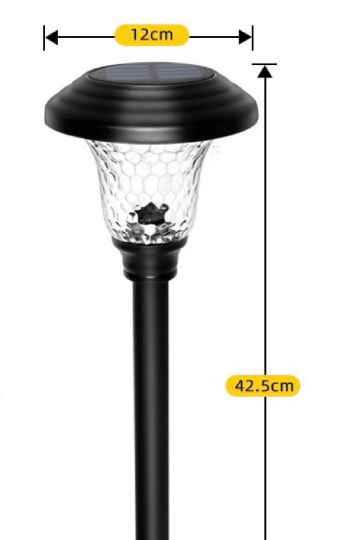 Solar Garden Stake Light - Black