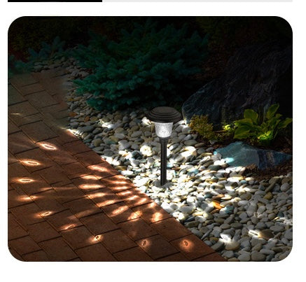 Solar Garden Stake Light - Black
