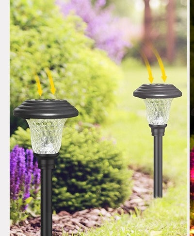 Solar Garden Stake Light - Black