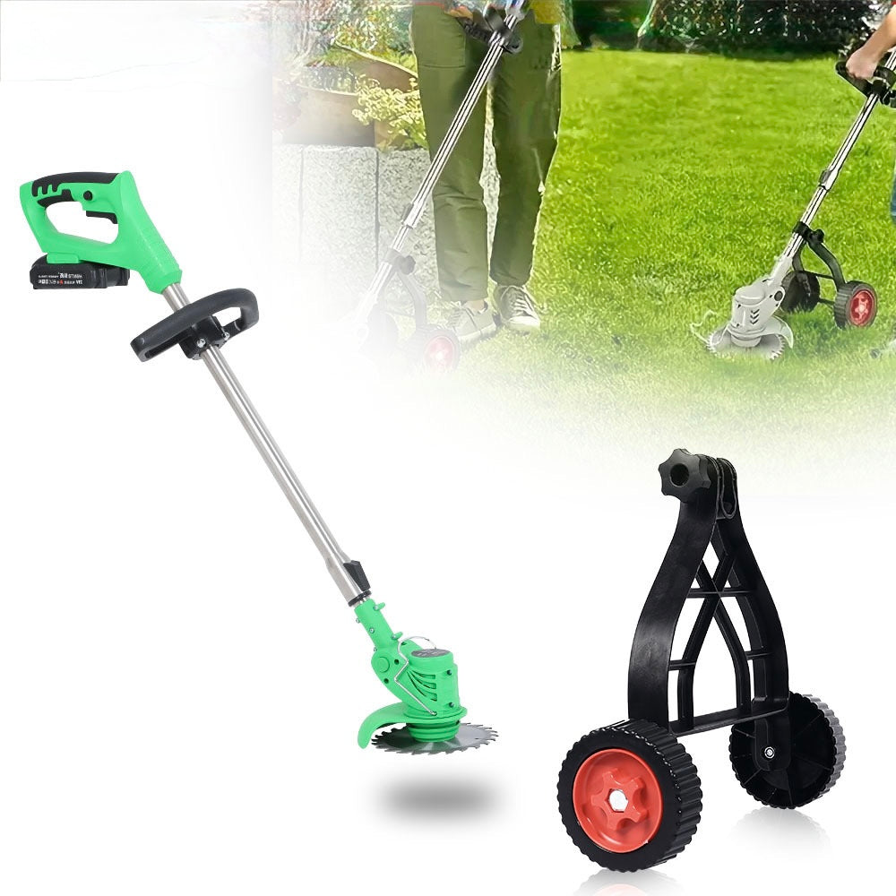 Trimmer Support Wheel Attachment