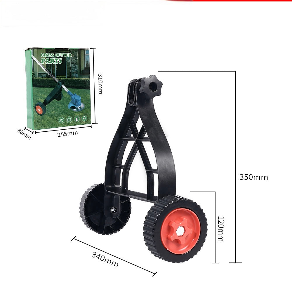 Trimmer Support Wheel Attachment