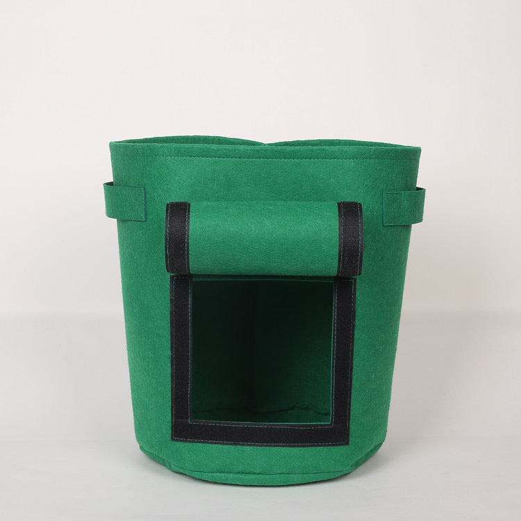43L/ 10 Gallon Green Potato Bag - 5 Pack