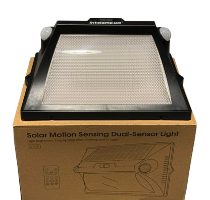 Quality 600 Lumens Solar 2-sensor Security Light Integrated large with Remote-RGB