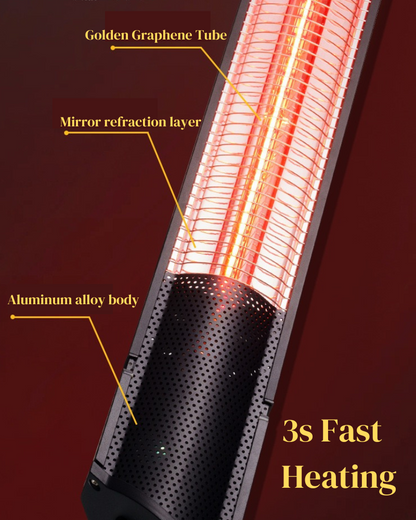 Preorder Outdoor Heater Instant Heater 2000W Remote Control