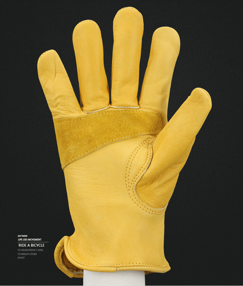 Short Leather Pruner Gloves