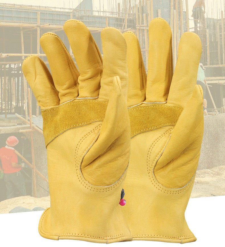 Short Leather Pruner Gloves