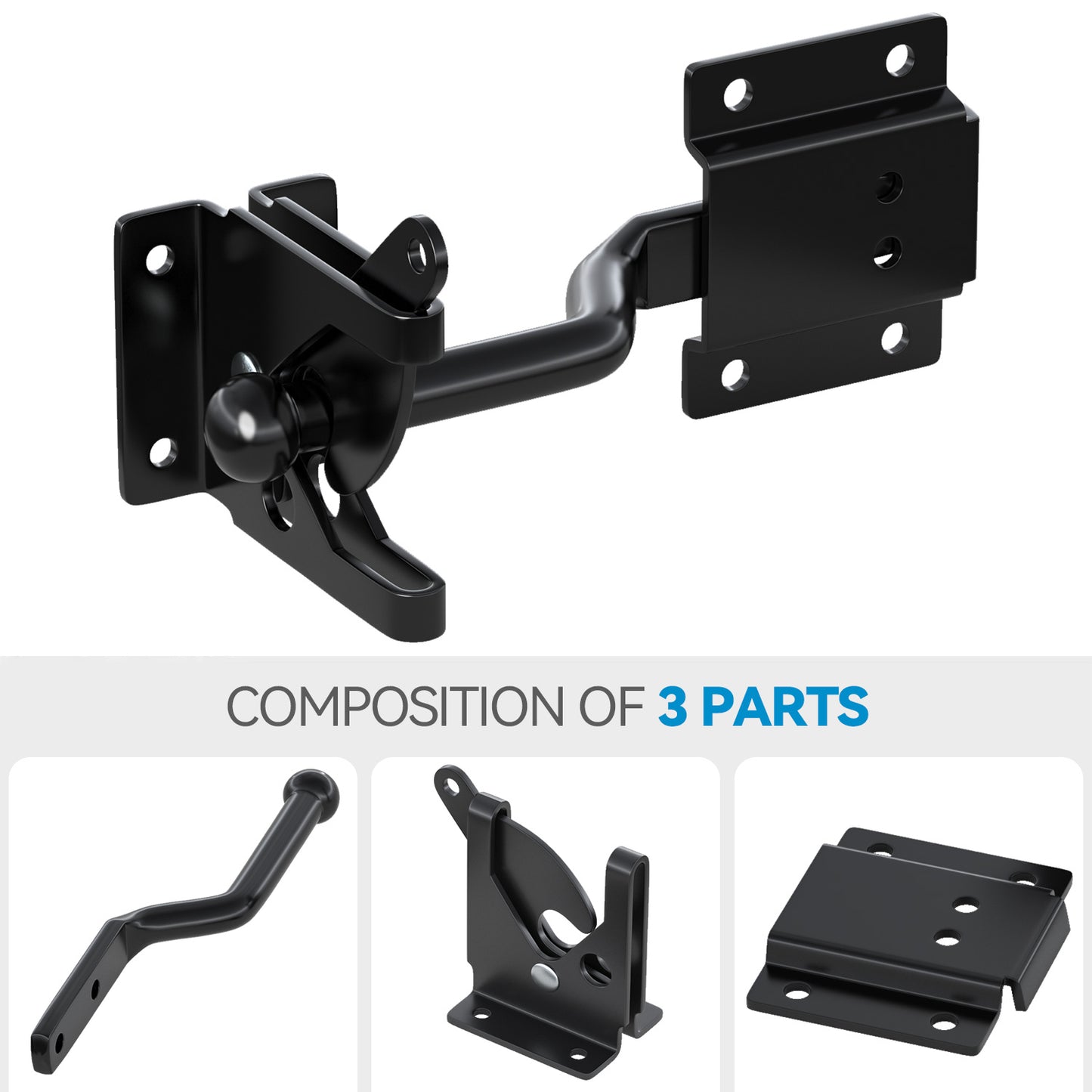 Wooden Fence Latch Lock