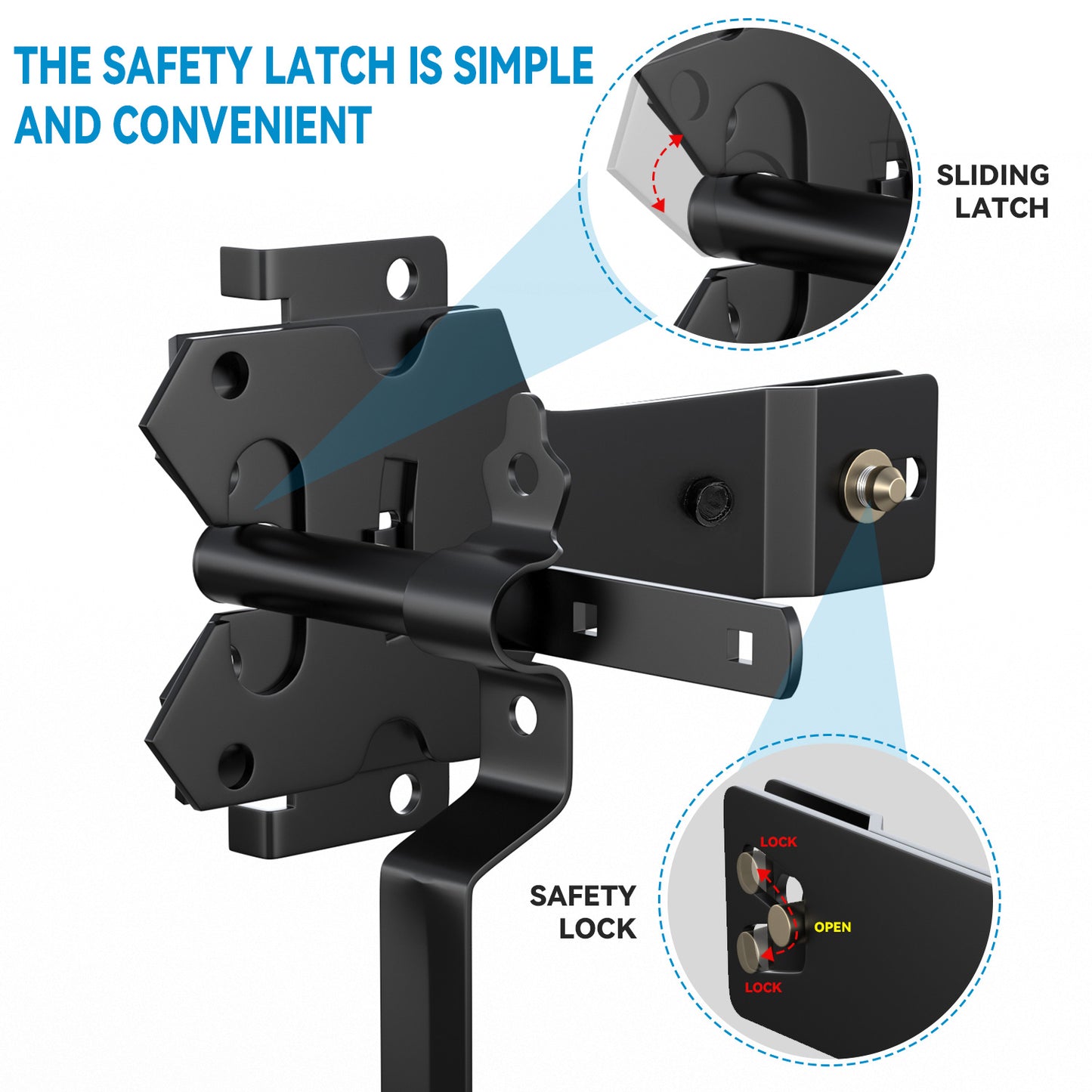Preorder BLACK FENCE HARDWARE KIT 2