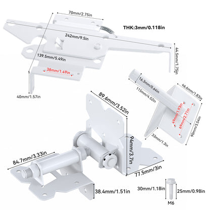 Preorder WHITE FENCE HARDWARE KIT