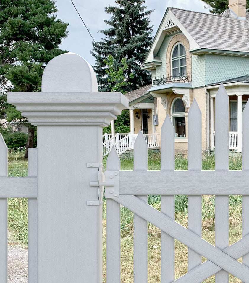 White Gate Latch