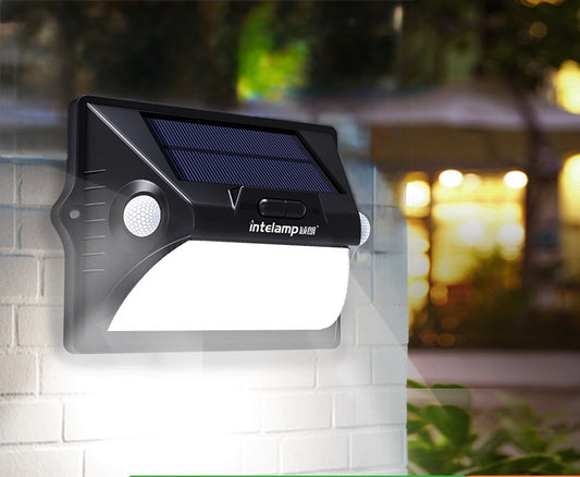 Quality 600 Lumens Solar 2-sensor Security Light Integrated large with Remote-RGB