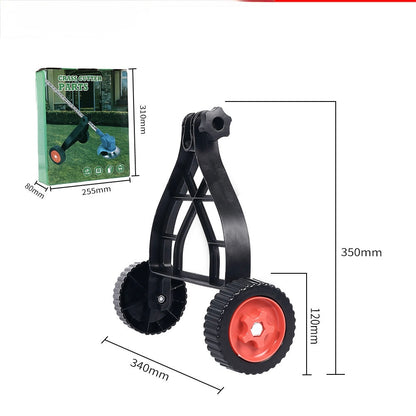 Trimmer Support Wheel Attachment
