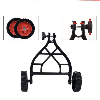 Trimmer Support Wheel Attachment