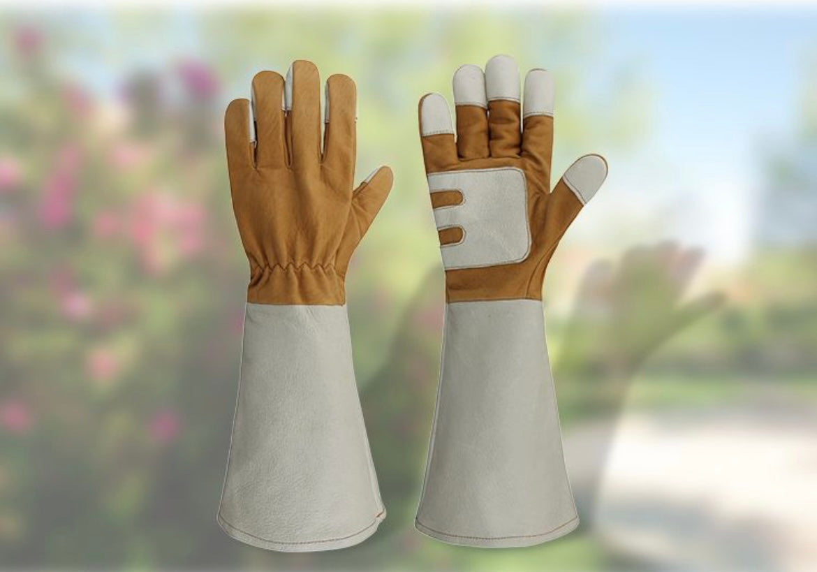 Leather Pruner Gloves Gardening Gloves (For Lady Use)