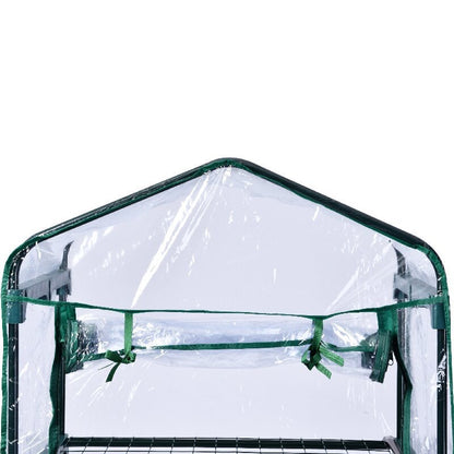 Mini Greenhouse PVC Cover 4 Tiers Garden Storage