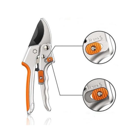 2 Modes High Carbon Stainless Steel Bypass Pruner